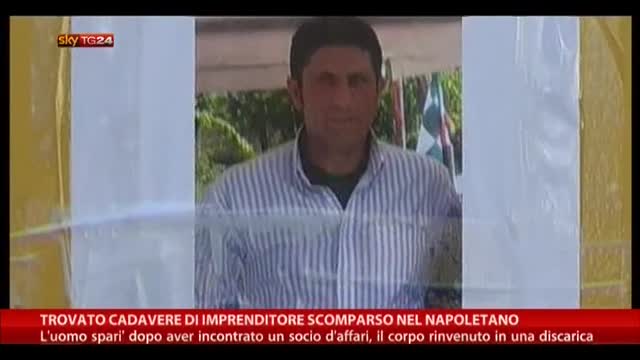 Trovato cadavere di imprenditore scomparso nel Napoletano