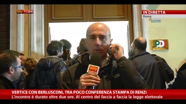 Vertice Berlusconi, tra poco conferenza stampa di Renzi