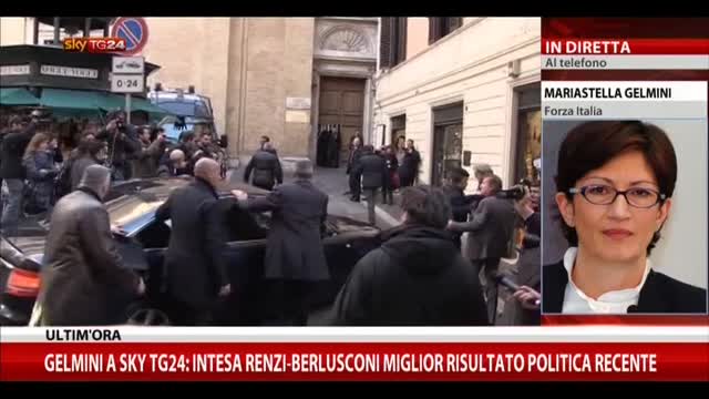 Gelmini, Renzi-Berlusconi miglior risultato politica recente