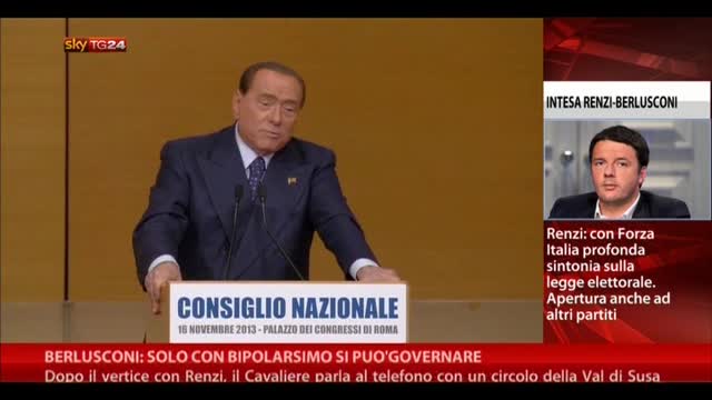 Berlusconi, solo con bipolarismo si può governare