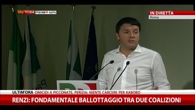 Renzi: "Non sono subalterno a Berlusconi"