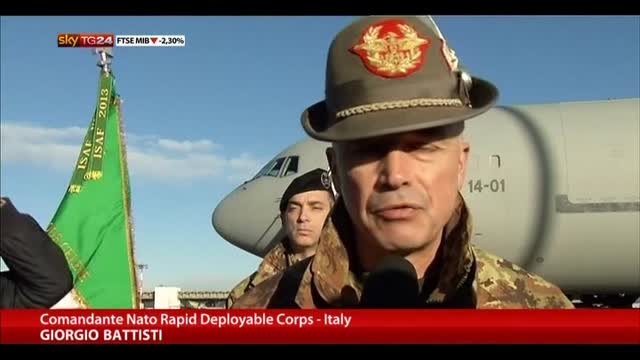 Missione ISAF, Gen. Battisti: di supporto a forze sicurezza