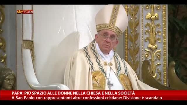 Papa: più spazio alle donne nella Chiesa e nella società