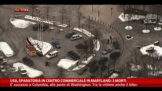 Usa, sparatoria in centro commerciale nel Maryland: 3 morti