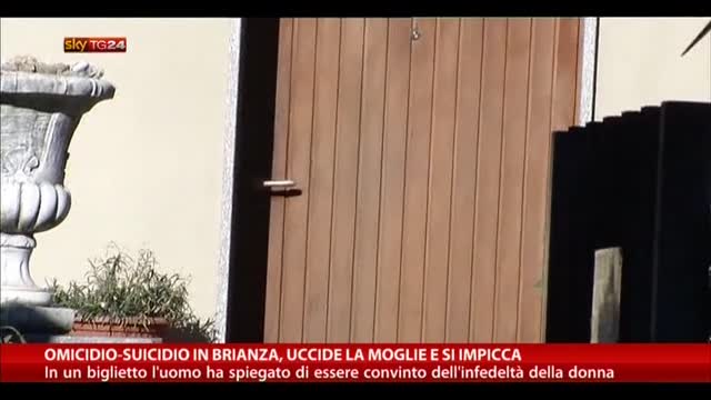 Omicidio-suicidio in Brianza, uccide la moglie e si impicca