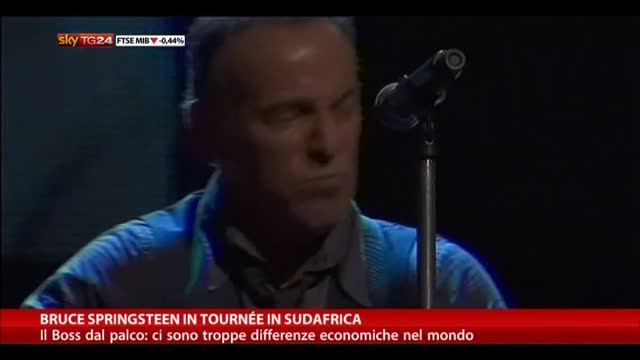Bruce Springsteen in tournée in Sudafrica