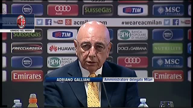 Milan su Armero, Galliani: "Ma Constant non vuole il Napoli"