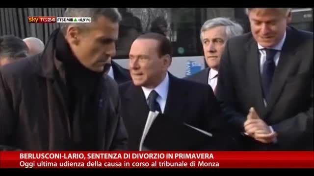 Berlusconi-Lario, sentenza di divorzio in primavera