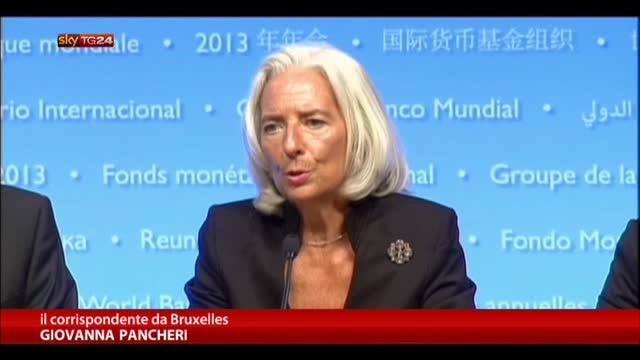 FMI Lagarde: in UE 20 mln di disoccupati, crisi non è finita