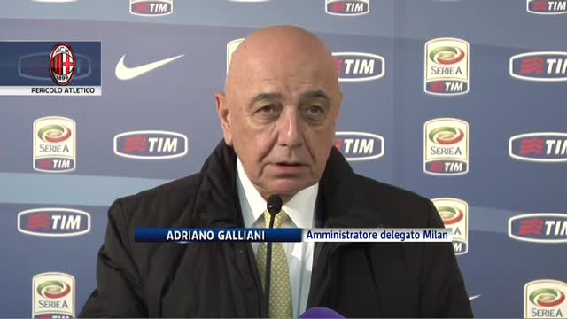 Galliani avverte il Milan: "Atletico in condizioni super"