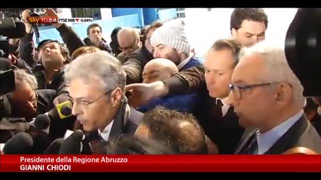 Governatore Abruzzo Chiodi: soddisfatto dell'interrogatorio