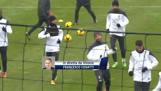 Juve: Osvaldo si allena con il gruppo, Quagliarella da solo