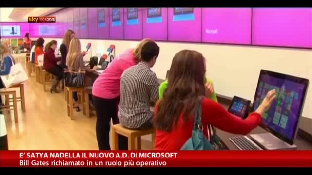 E' Satya Nadella il nuovo A.D. di Microsoft