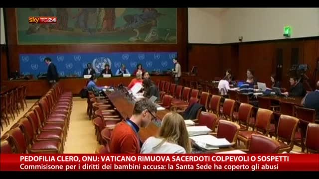 Pedofilia Clero, Onu: Vaticano rimuova sacerdoti sospetti
