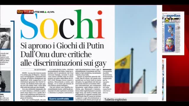 La rassegna stampa su Sochi