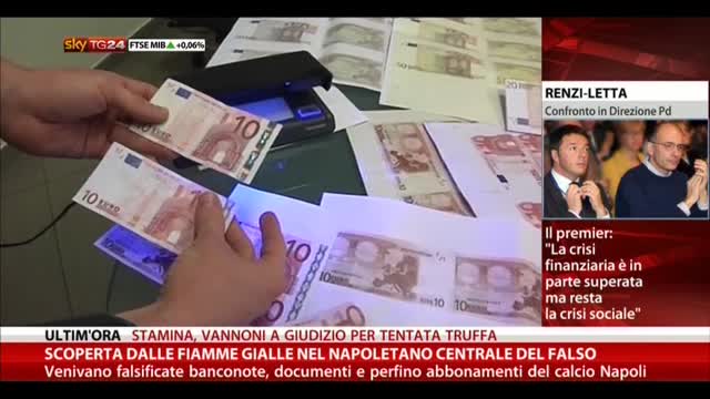 Fiamme Gialle scoprono nel napoletano centrale del falso