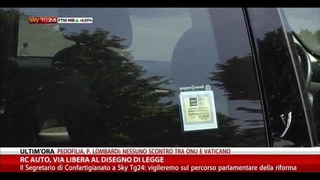 RC auto, via libera al Disegno di Legge