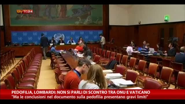 Pedofilia, Lombardi: non si parli scontro tra Onu e Vaticano