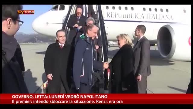 Governo, Letta: lunedì vedrò Napolitano