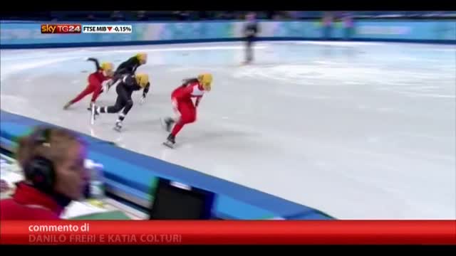 Sochi 2014, la Fontana ai quarti nello short track 500 m