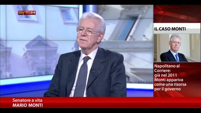 Monti: in grande coalizione premier dev'essere all'attacco