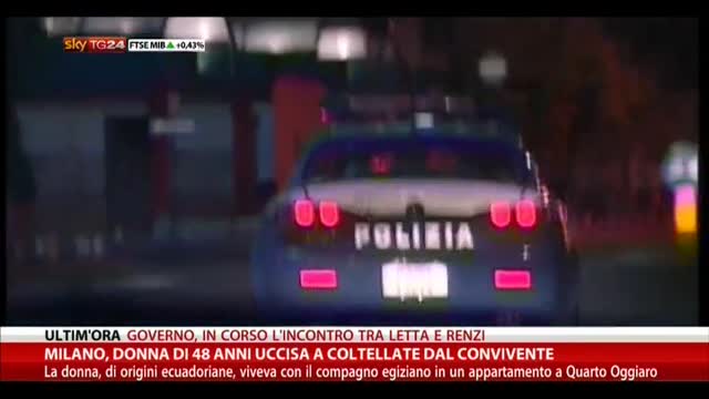 Milano, donna di 48 anni uccisa a coltellate dal convivente
