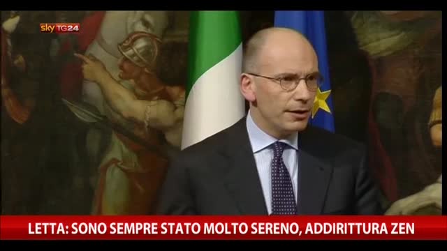 Palazzo Chigi, Letta presenta "Impegno Italia"