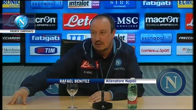 Napoli, Benitez: "Il campionato sarà sempre la priorità"