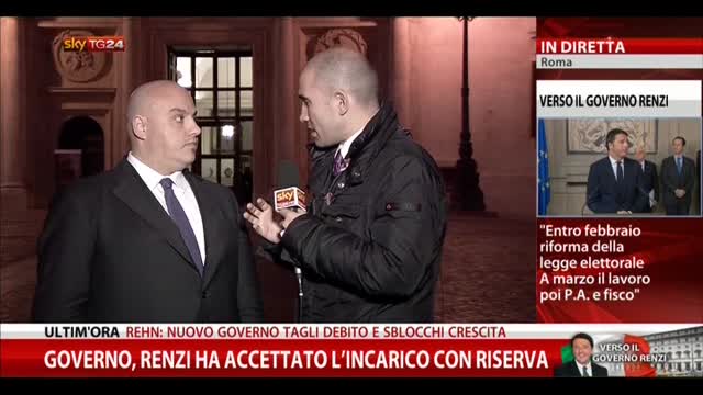 Governo Renzi, le parole di Nico Stumpo