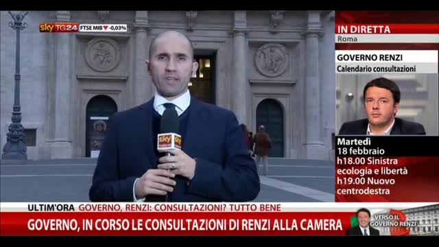 Le consultazioni di Renzi: governo pronto in settimana