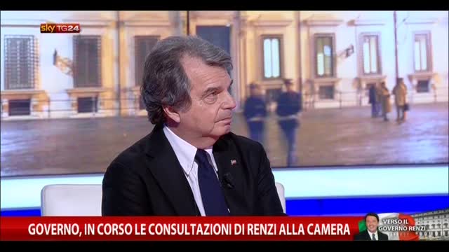 Consultazione Renzi, intervista di Sky TG24 a Brunetta