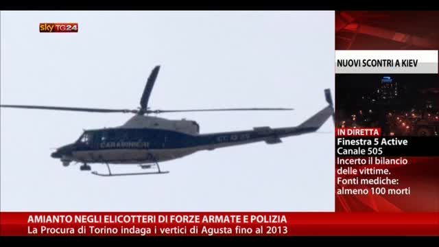 Amianto negli elicotteri di Forze Armate e Polizia