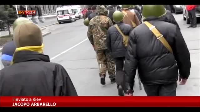 Ucraina, la capitale Kiev nelle mani dell'opposizione