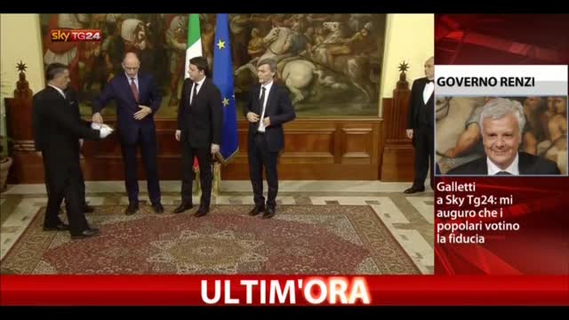 Gelo Letta-Renzi, passaggio di consegne senza sguardi
