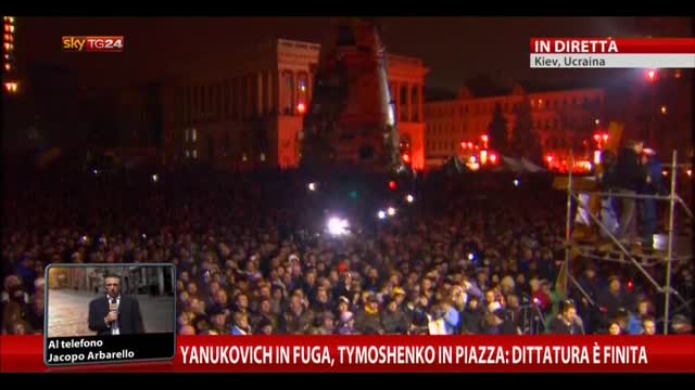 Yanukovich in fuga, Tymoshenko in piazza: dittatura è finita