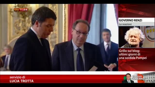 Governo Renzi, la giornata del nuovo premier