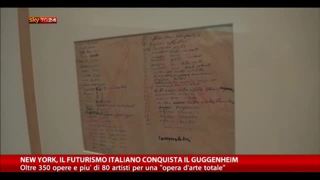 New York, il Futurismo italiano conquista il Guggenheim
