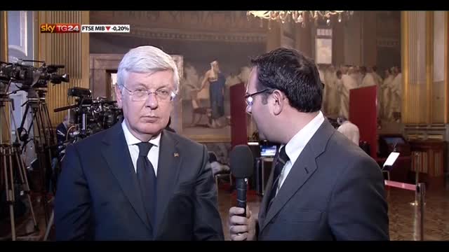 Governo Renzi verso la fiducia, le parole di Romani (FI)