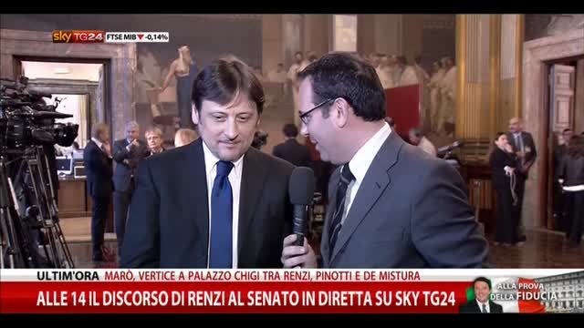 Governo Renzi verso la fiducia, le parole di Stefano (Sel)