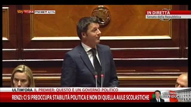 Il discorso di Matteo Renzi al Senato (parte 4) - video