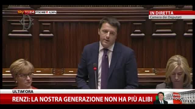 L'intervento di Renzi alla Camera (parte 2)