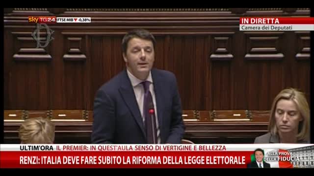 L'intervento di Renzi alla Camera (parte 3)