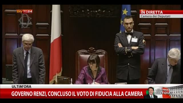 Governo Renzi ottiene la fiducia alla Camera, 378 sì, 220 no