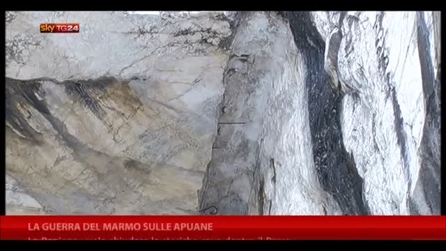 La guerra del marmo sulle Alpi Apuane