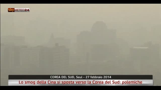 Seul, smog Cina si sposta verso la Corea del Sud: polemiche