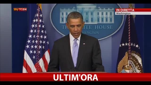 Barack Obama riferisce sulla crisi in Ucraina