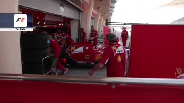 Test Bahrain, Vettel si ferma dopo meno di un giro