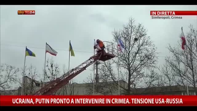 Ucraina, innalzate bandiere russe a Simfenopoli
