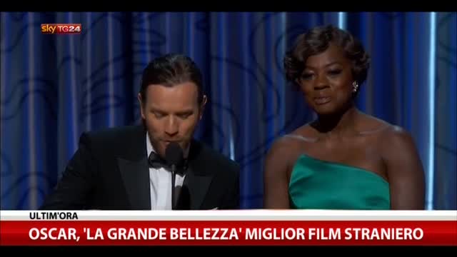 Oscar, 'La grande bellezza' miglior film straniero. VIDEO