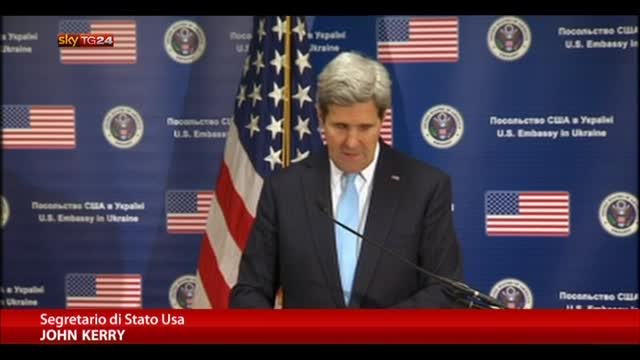 Ucraina, Kerry: Russia ha scelto aggressione come risposta
